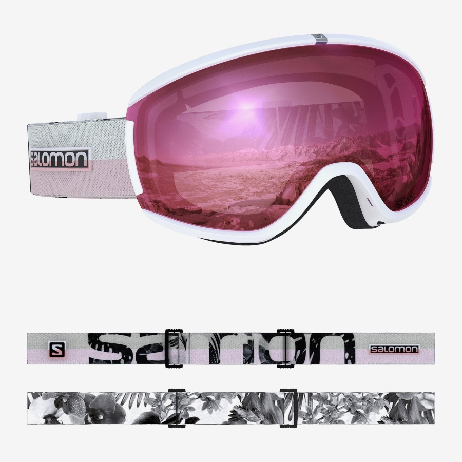 Ivy Sigma Goggles Women's White Low Silv Pink
