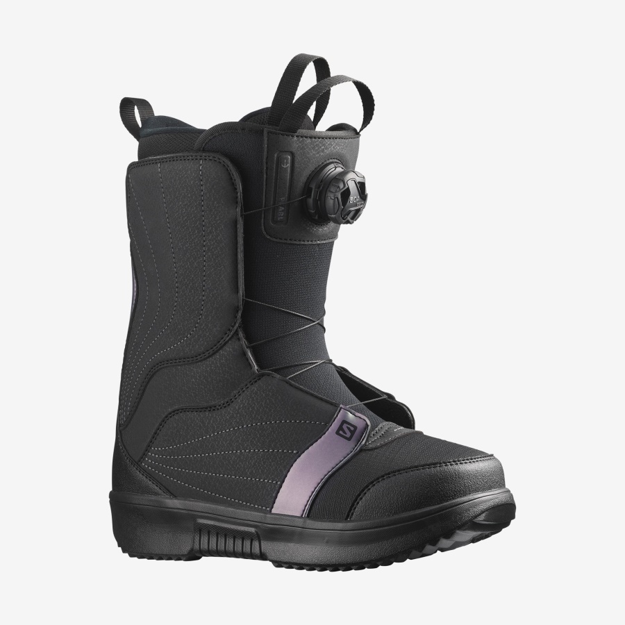 PEARL BOA SNOWBOARD BOOT WOMEN Black Royal Lilac