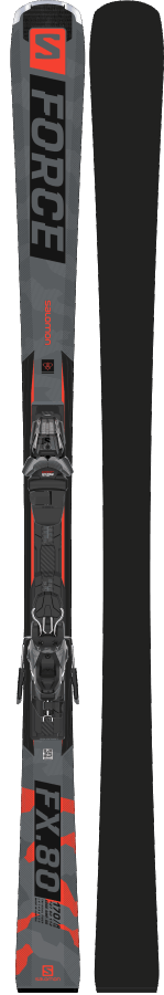 S FORCE Fx.80 + M11 GW L80 SKI - D2X Black Neon Coral Castlerock