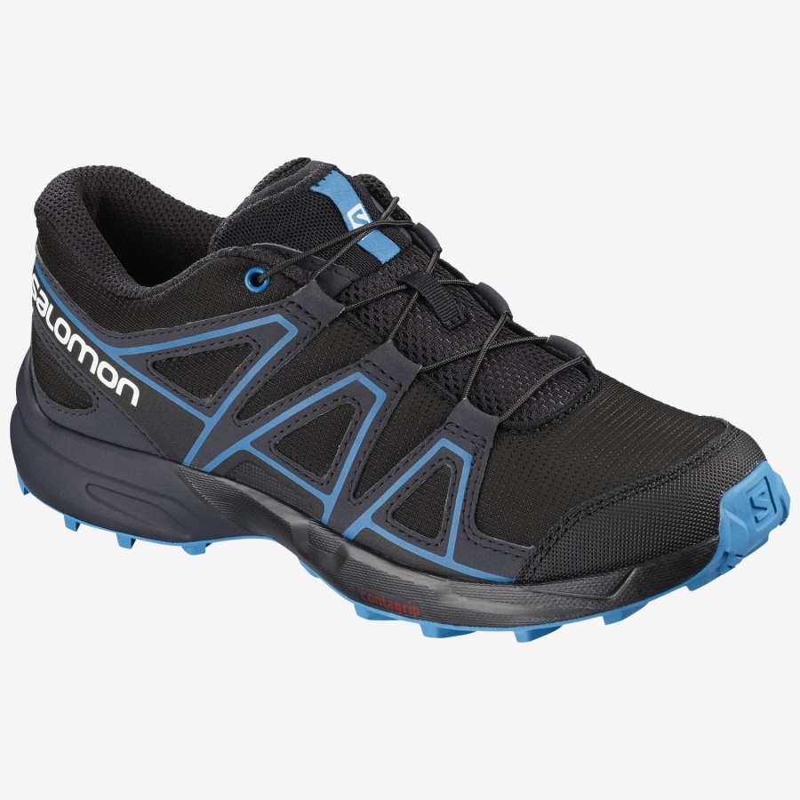 Speedcross Shoes Junior Black Graphite Hawaiian Surf